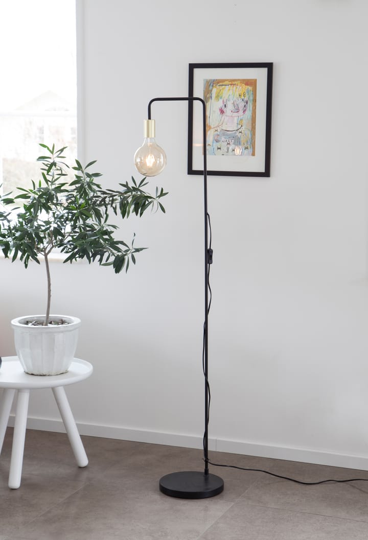 Fondi vloerlamp, Matzwart By Rydéns
