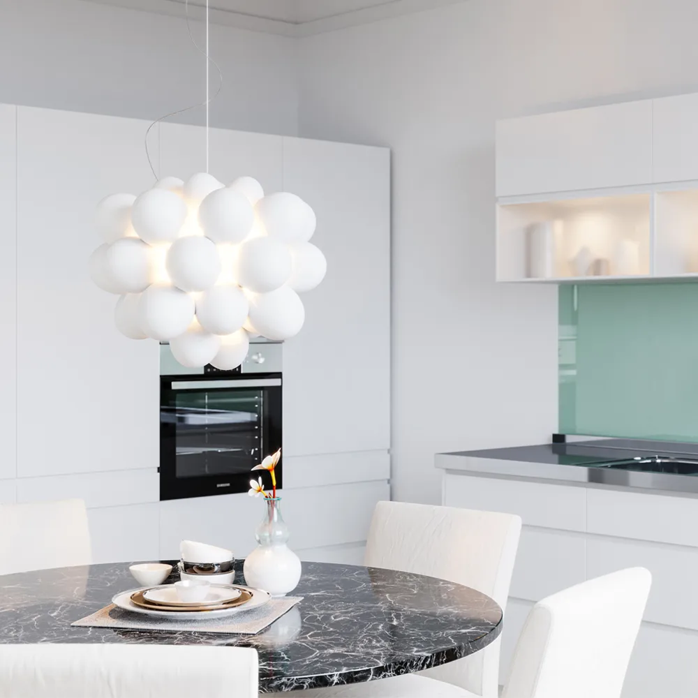 Gross Hanglamp, wit mat By Rydéns