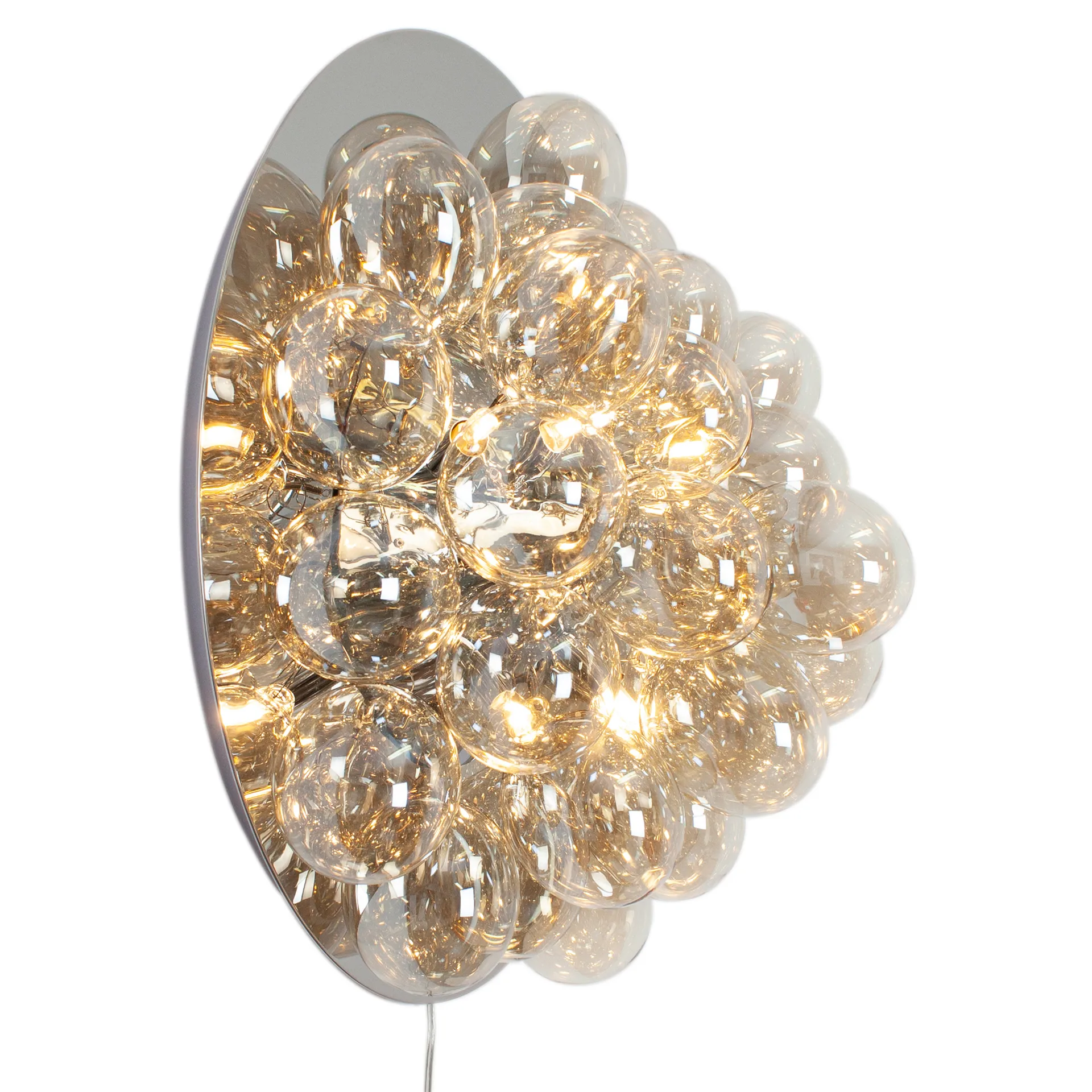 Gross muurlamp Ø60 cm, Amber By Rydéns