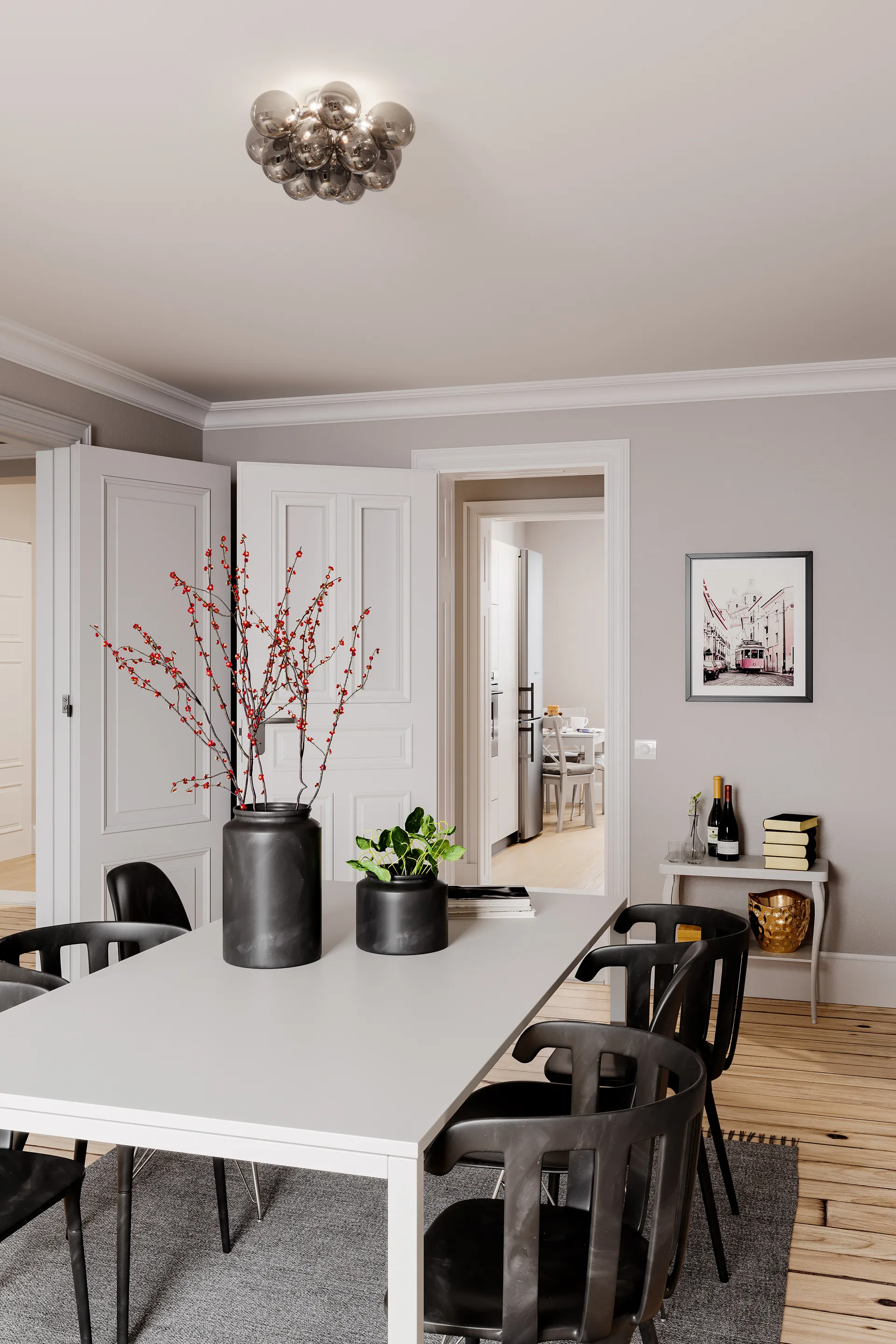 Gross plafondlamp Ø30 cm, Smoke By Rydéns