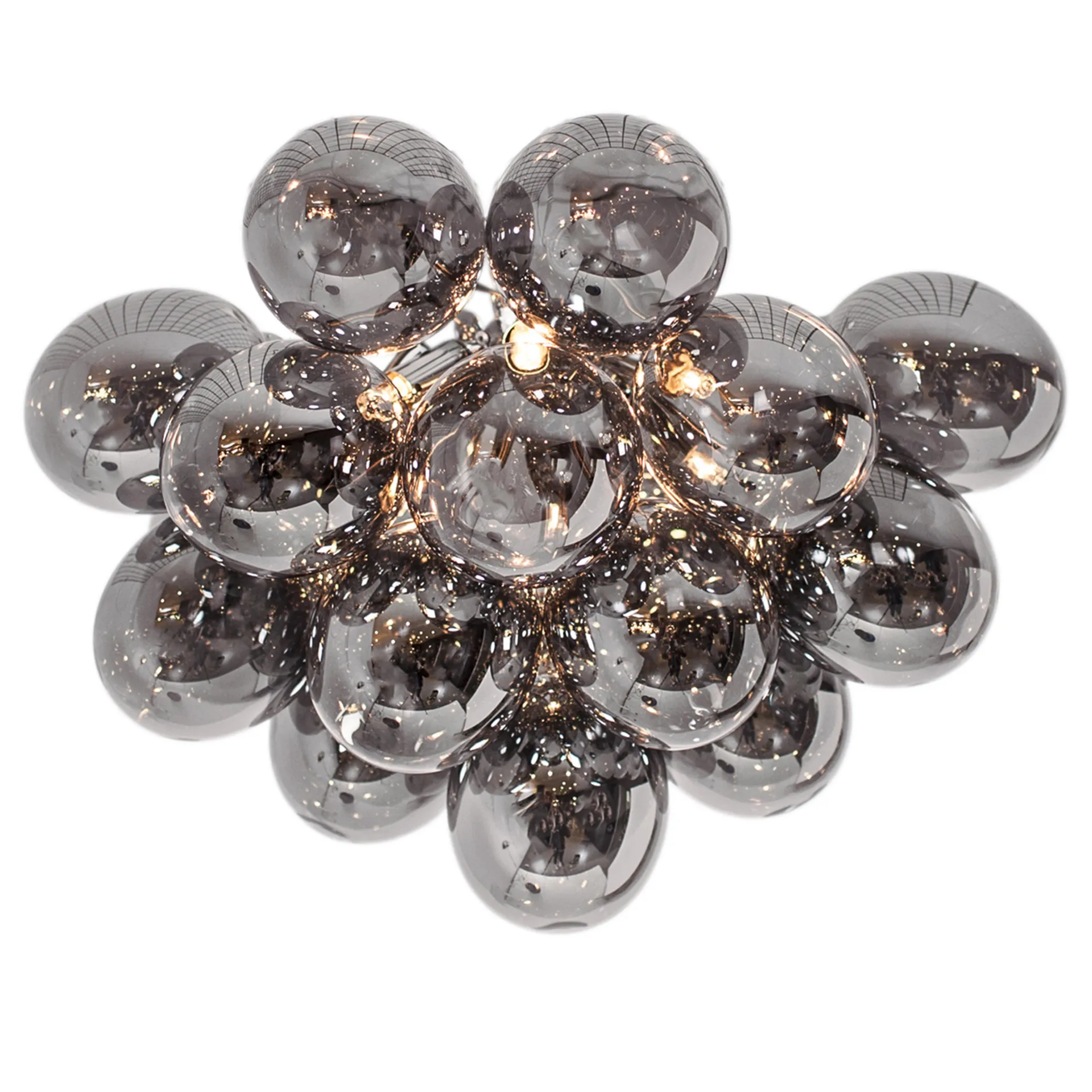 Gross plafondlamp Ø 50 cm., rookgrijs By Rydéns