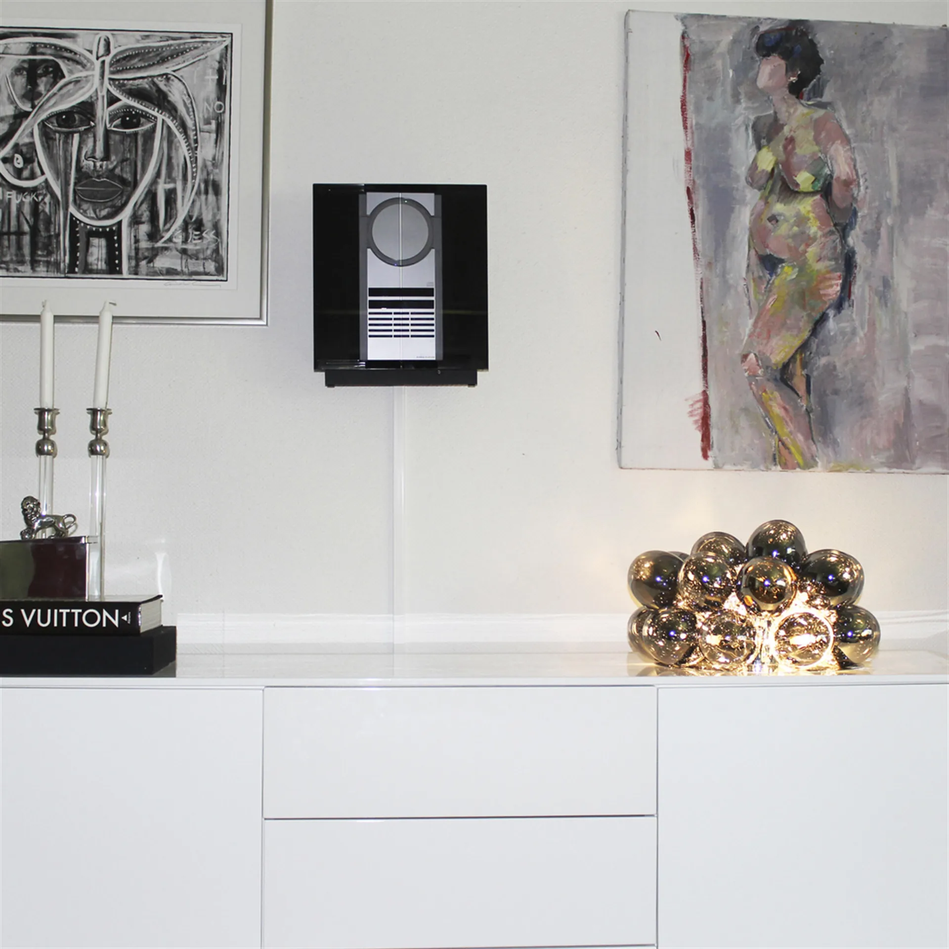 Gross tafellamp, rookgrijs By Rydéns