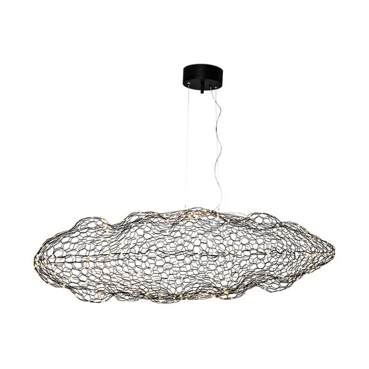 Hayden hanglamp 76 cm - Mat zwart - By Rydéns