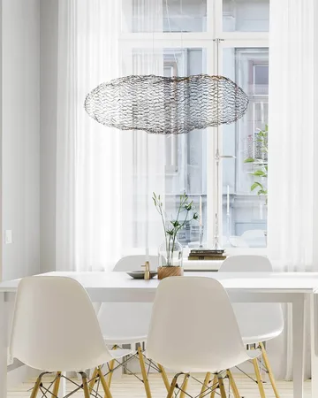 Hayden hanglamp 76 cm - Mat zwart - By Rydéns
