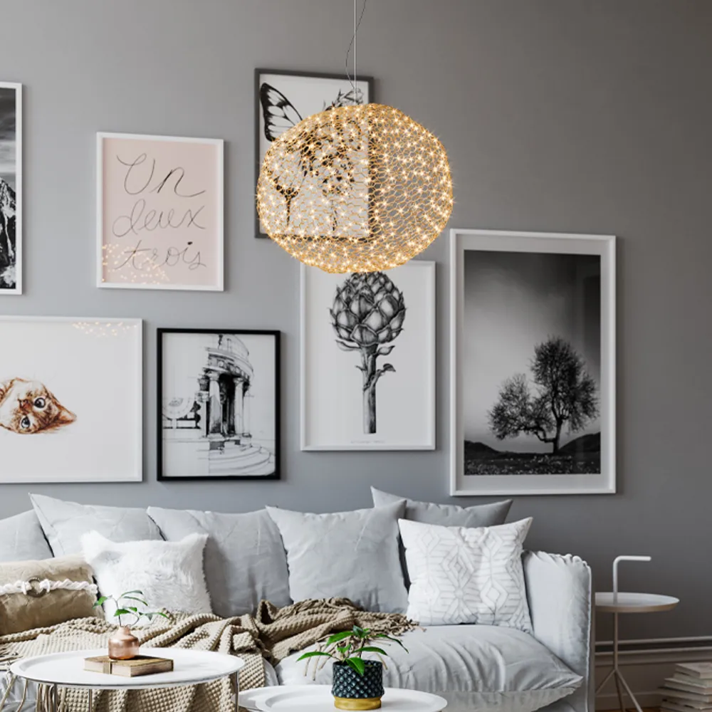 Hayden Hanglamp, goud, 60cm By Rydéns