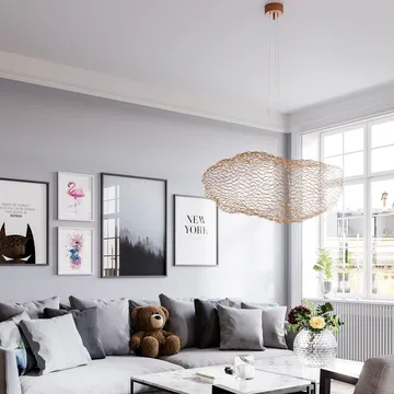 Hayden plafondlamp - Goudkleurig, 76 cm - By Rydéns