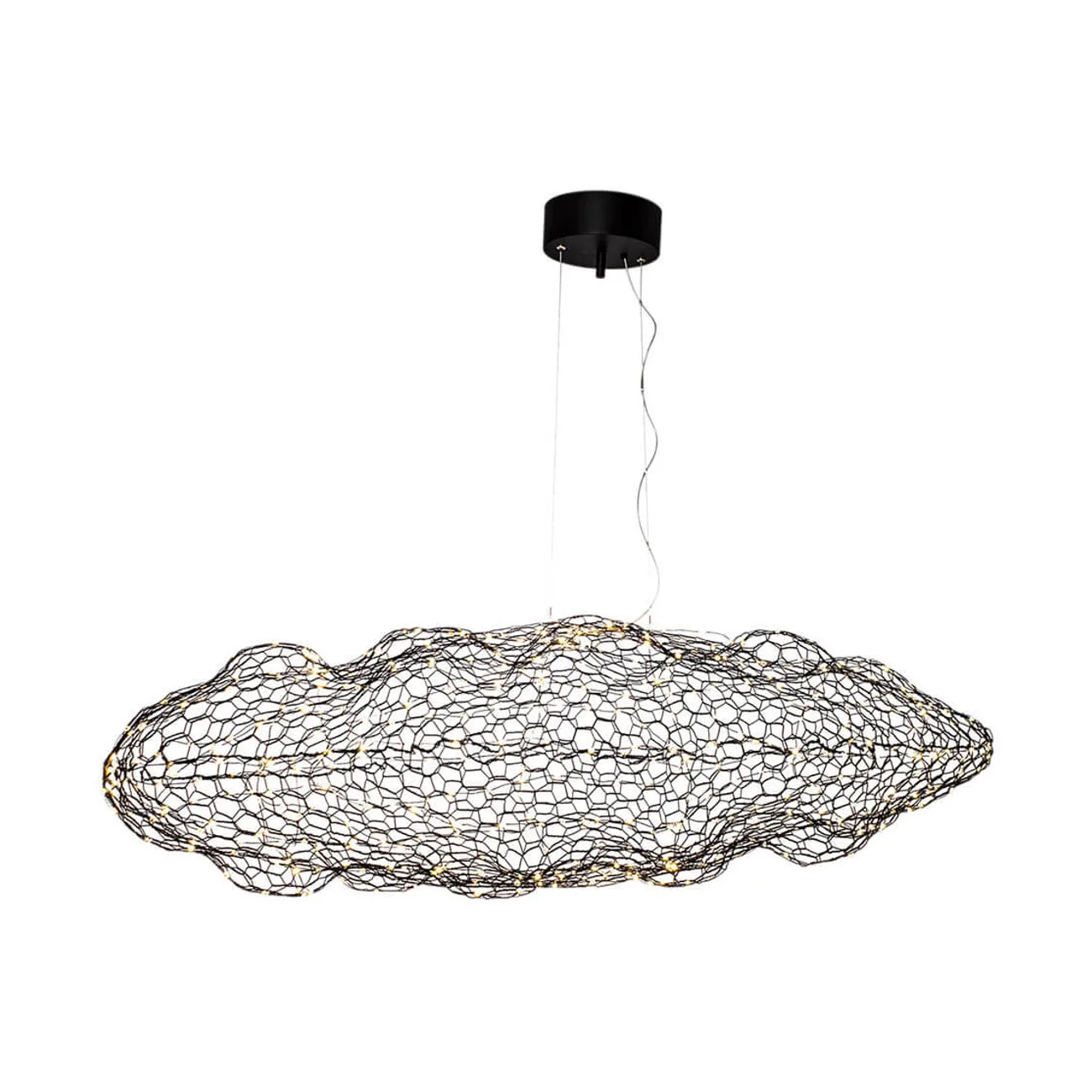 Hayden plafondlamp, Mat zwart, 115 cm By Rydéns