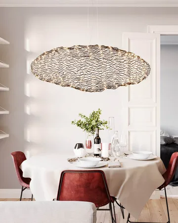Hayden plafondlamp - Mat zwart, 115 cm - By Rydéns
