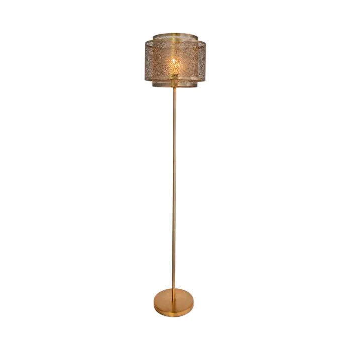 Hermine vloerlamp 157 cm - Messing - By Rydéns