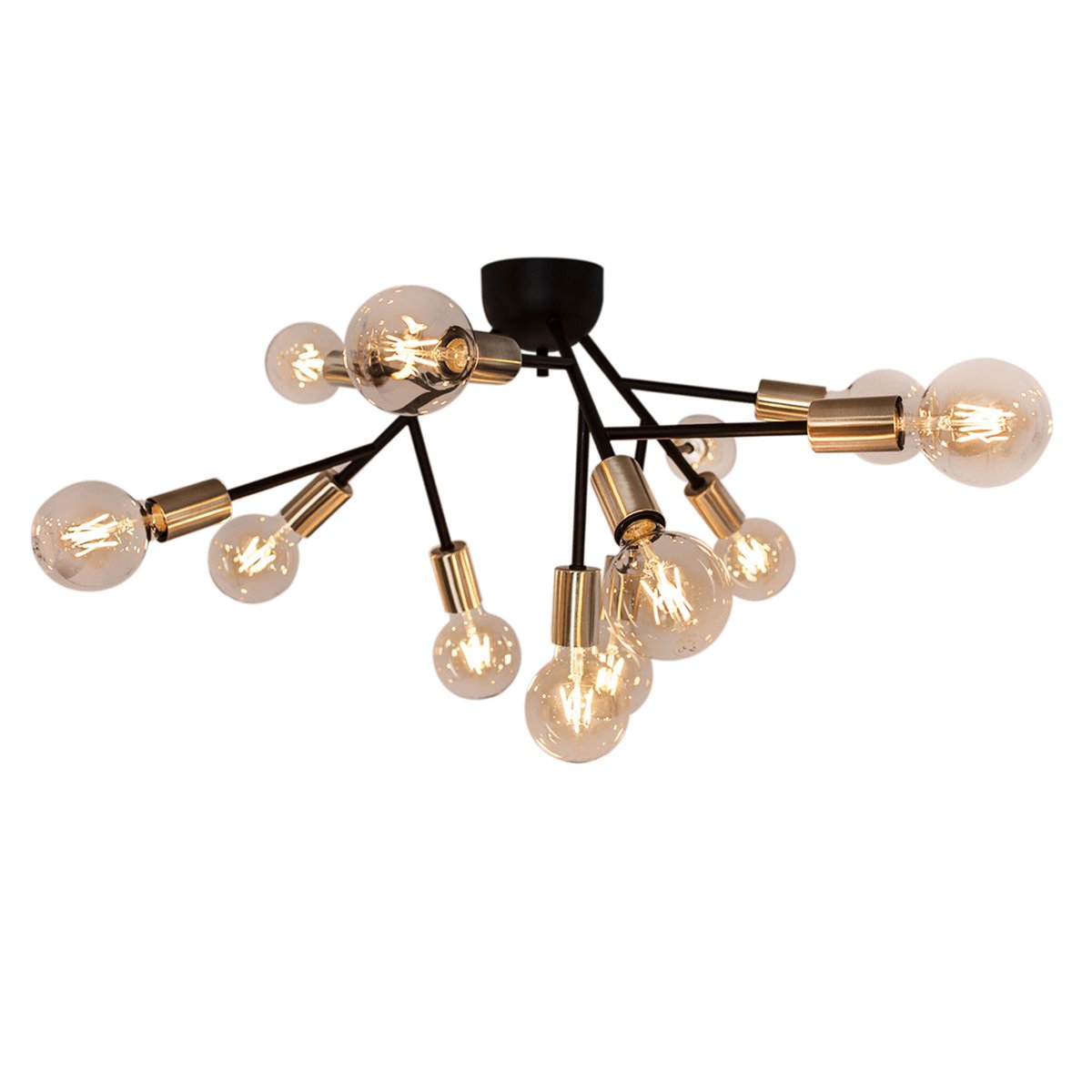 By Rydéns Heroes plafonnière mat zwart | Scandinavisch Interieur | Plafondlampen | Zwart