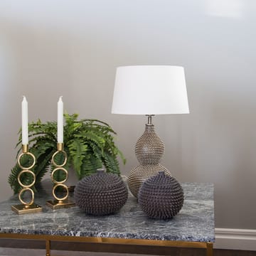 Lofty tafellamp - satin/white, metalen lampvoet - By Rydéns