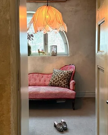 Lou Lou hanglamp Ø80 cm - Roze - By Rydéns