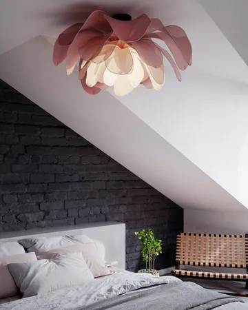 Lou Lou plafondlamp Ø80 cm - Roze - By Rydéns