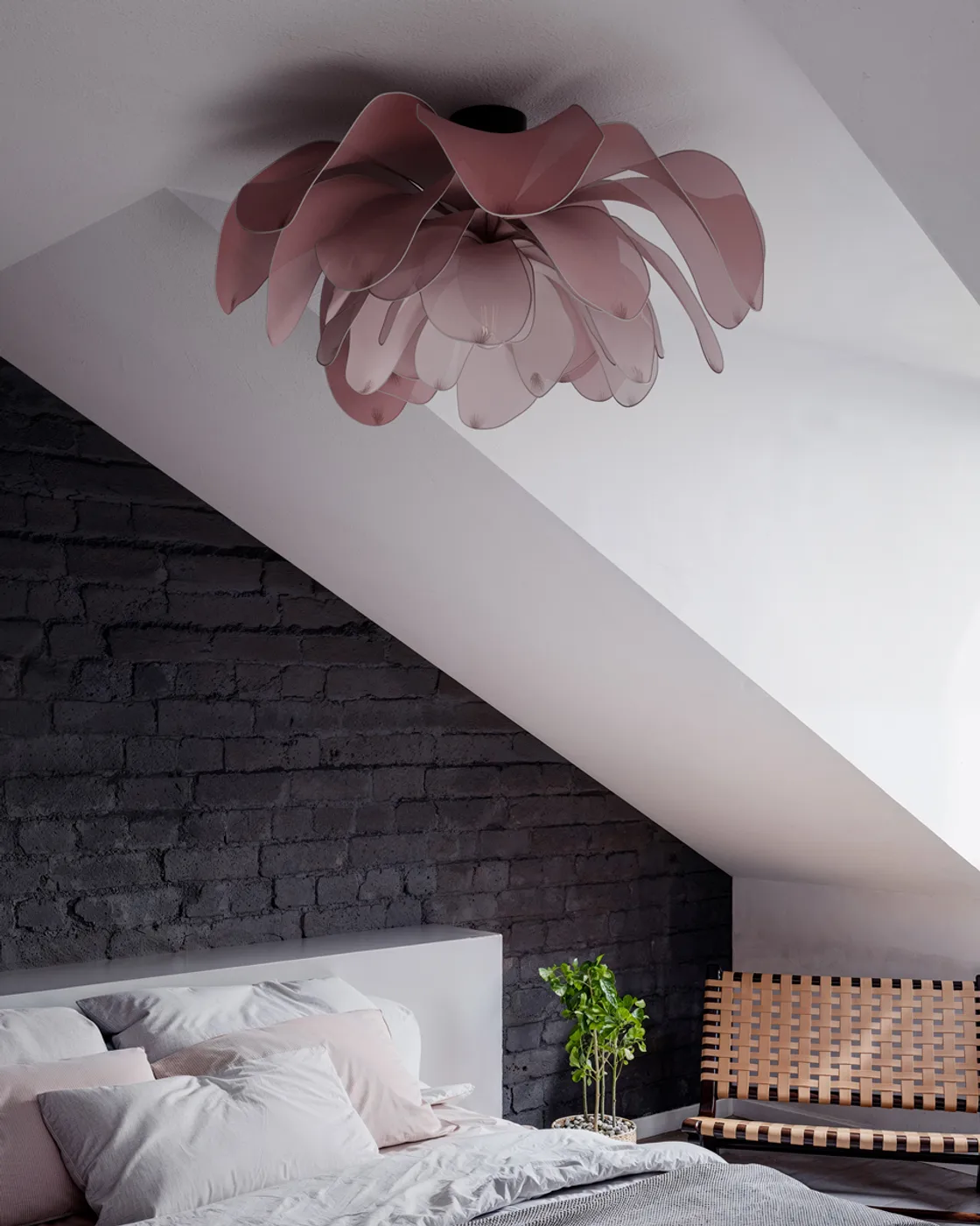 Lou Lou plafondlamp Ø80 cm, Roze By Rydéns