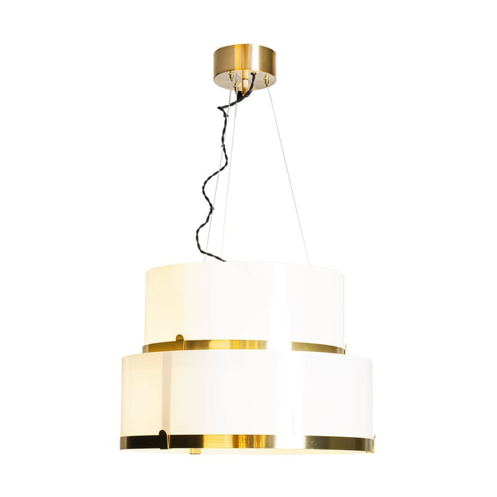 Marcel hanglamp Ø50 cm - Messing-wit - By Rydéns