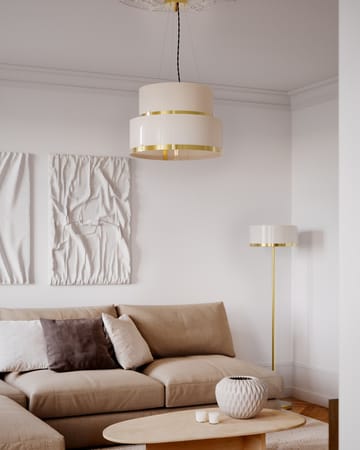 Marcel hanglamp Ø50 cm - Messing-wit - By Rydéns