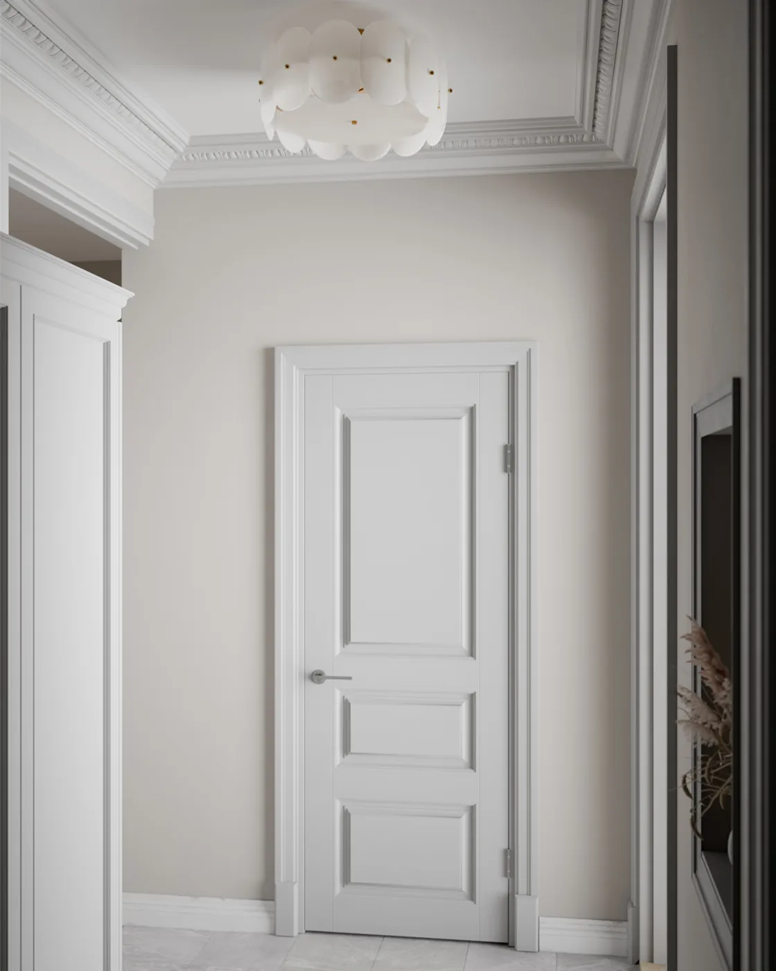 Omlott plafondlamp Ø53 cm, Messing-wit By Rydéns