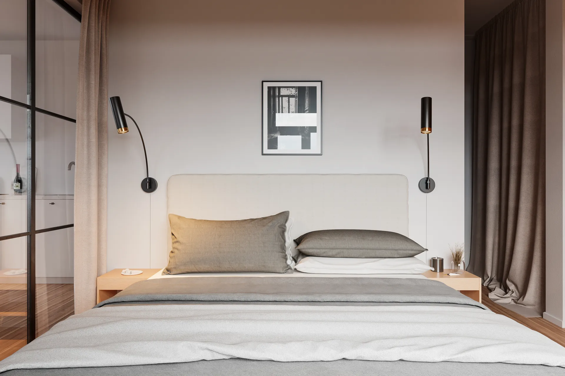 Puls muurlamp XL, Zwart mat By Rydéns