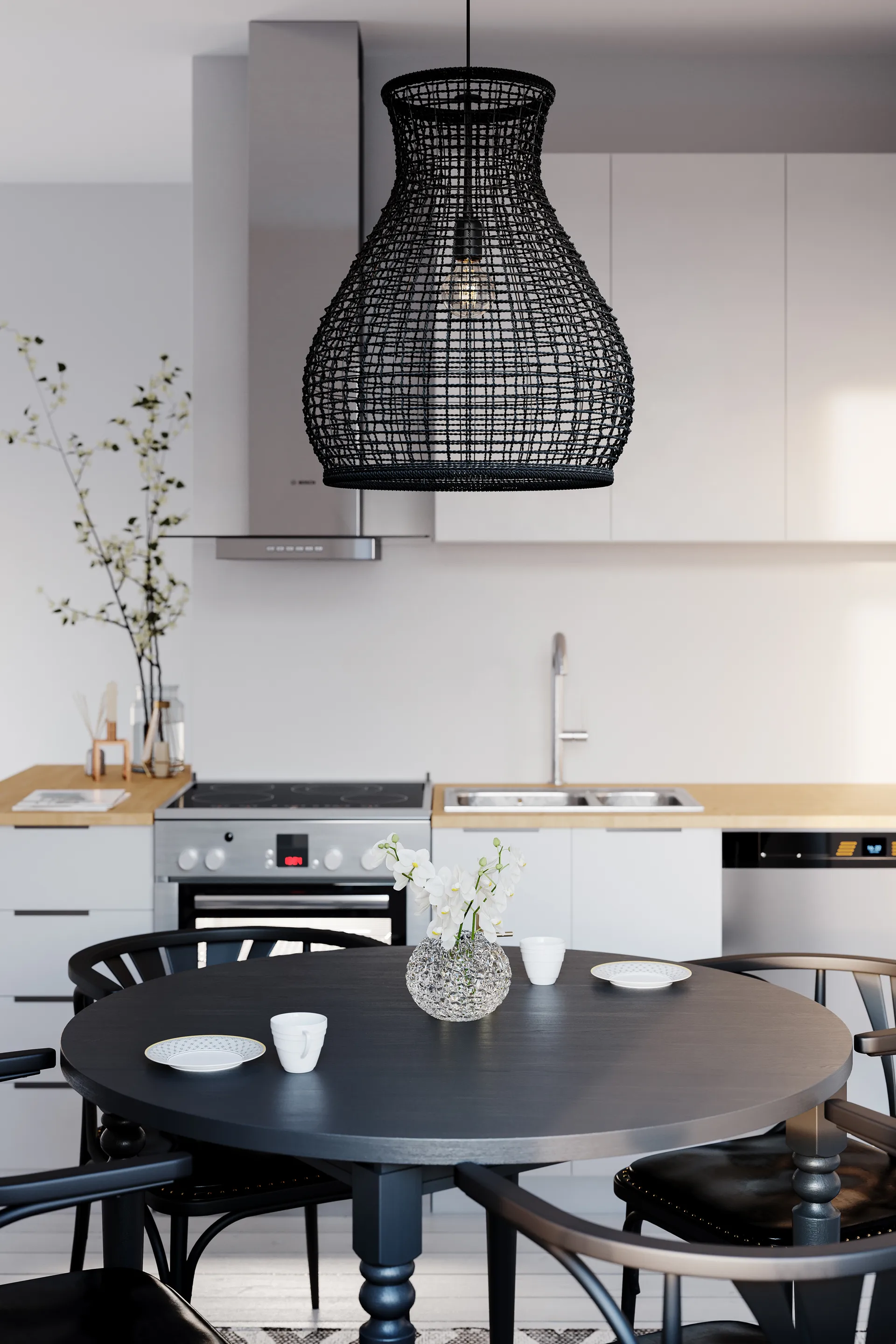 Seagrass hanglamp, Zwart By Rydéns