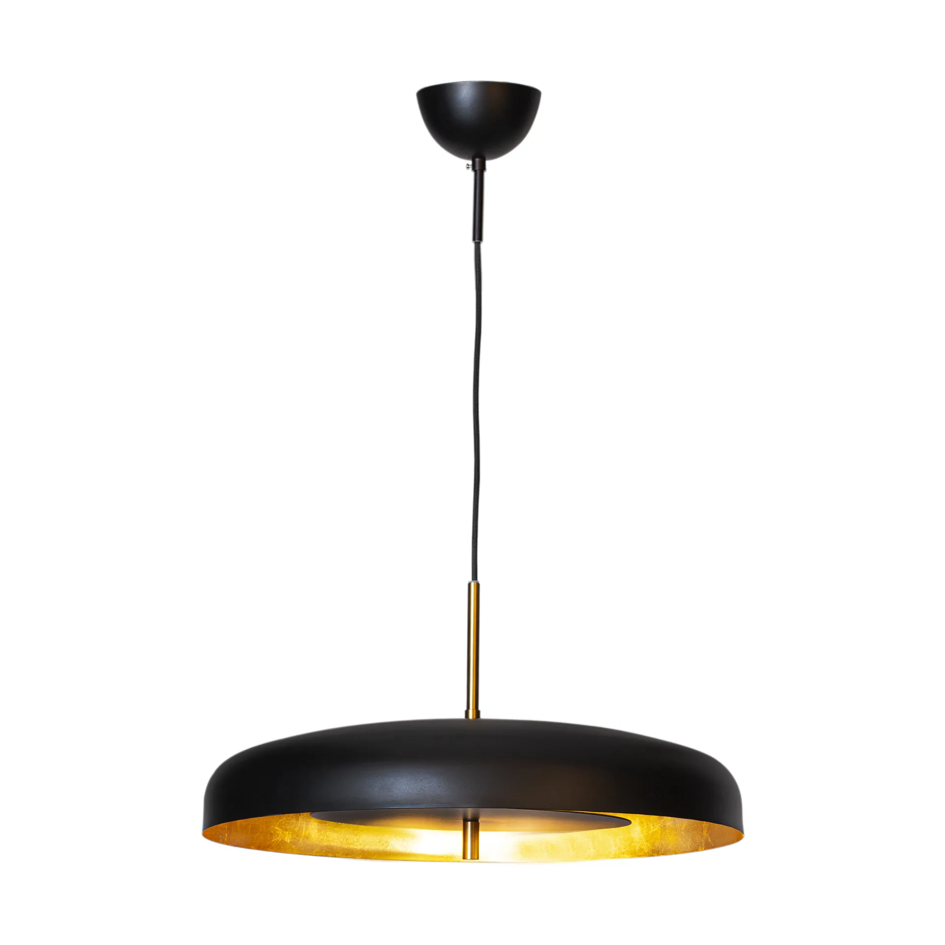 Shelby hanglamp Ø50 cm, Zwart-goud By Rydéns