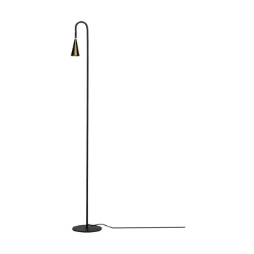 Spline vloerlamp - Zwart-messing, 140 cm - By Rydéns