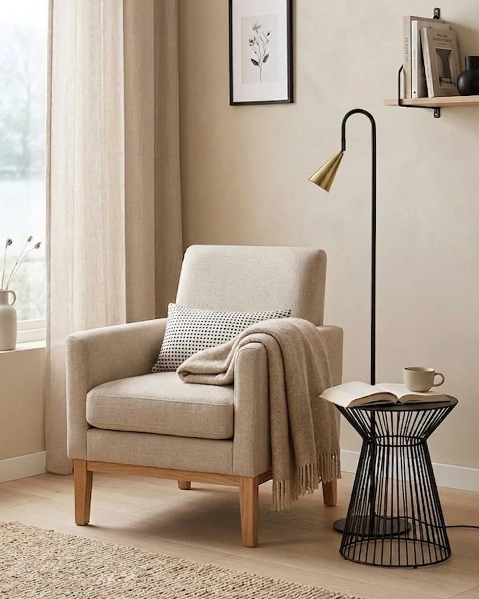 Spline vloerlamp, Zwart-messing, 140 cm By Rydéns