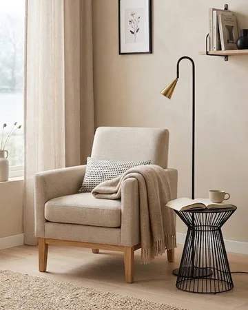 Spline vloerlamp - Zwart-messing, 140 cm - By Rydéns