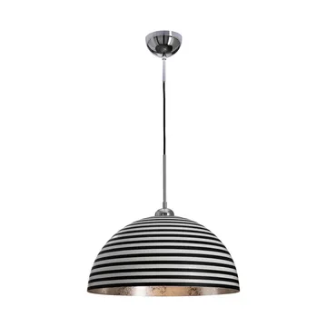 Stripe plafondlamp - Zwart-wit, Ø45 cm - By Rydéns