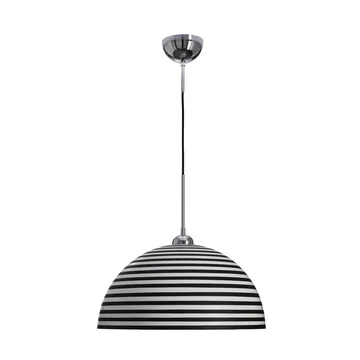 Stripe plafondlamp - Zwart-wit, Ø45 cm - By Rydéns