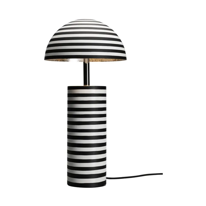 Stripe tafellamp - Wit-zwart, 50 cm - By Rydéns