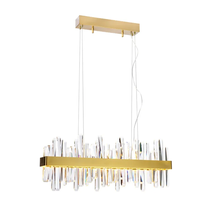 Triumph Bar plafondlamp 80 cm - Messing-helder - By Rydéns