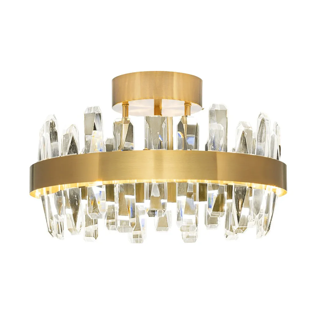 Triumph plafondlamp Ø60 cm, Messing-glas, Ø50 cm By Rydéns