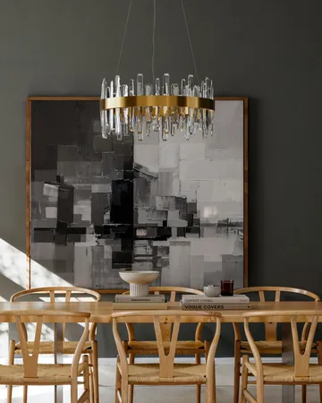 Triumph plafondlamp Ø60 cm - Messing-helder - By Rydéns