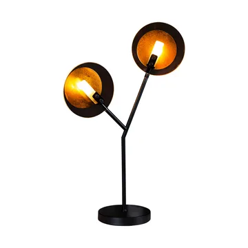 Turno tafellamp 59 cm - Mat zwart-goud - By Rydéns