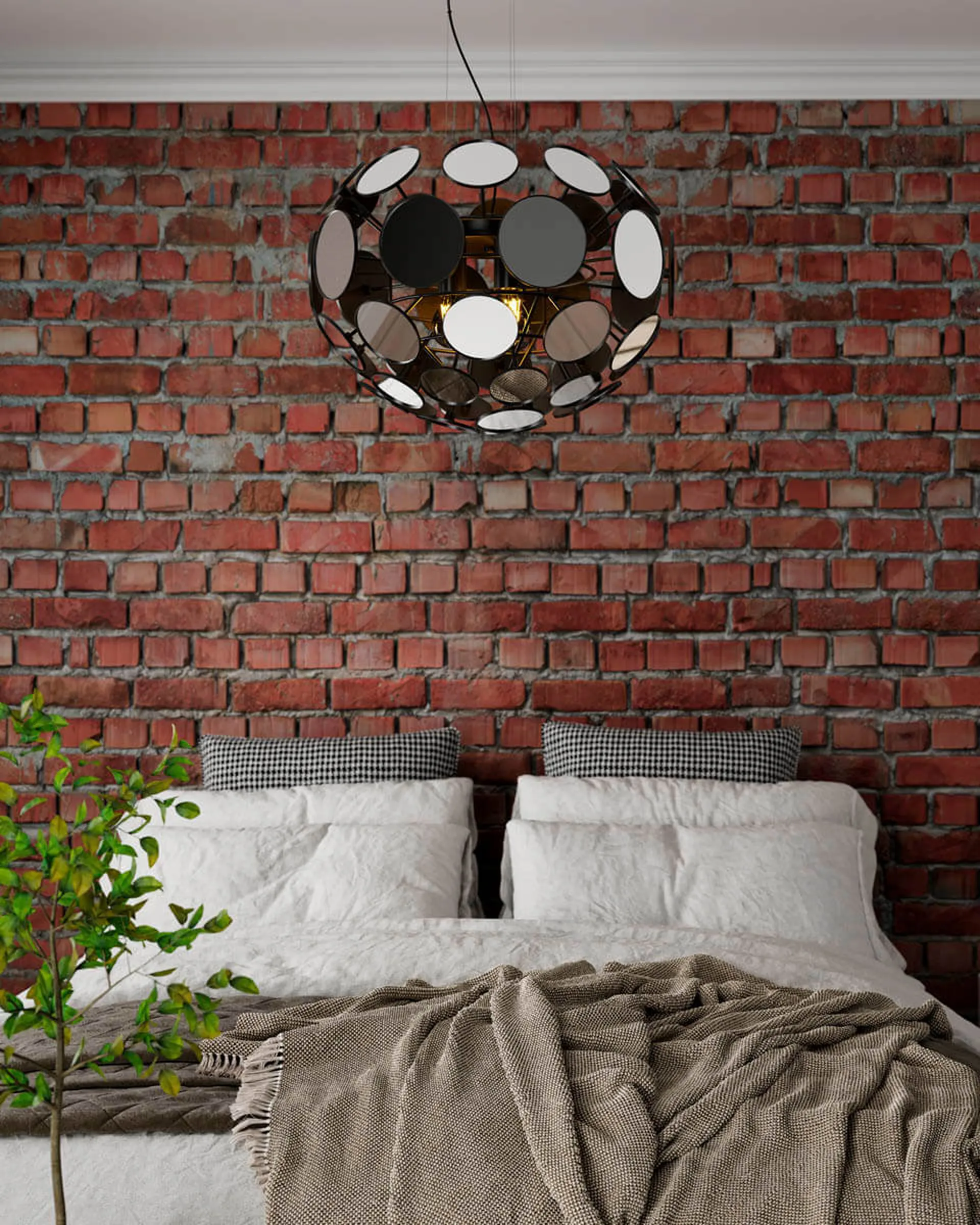 Vanita plafondlamp Ø50 cm, Spiegel By Rydéns