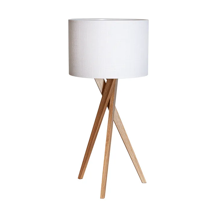 Vega tafellamp 55 cm - Gewaxte eiken-wit - By Rydéns