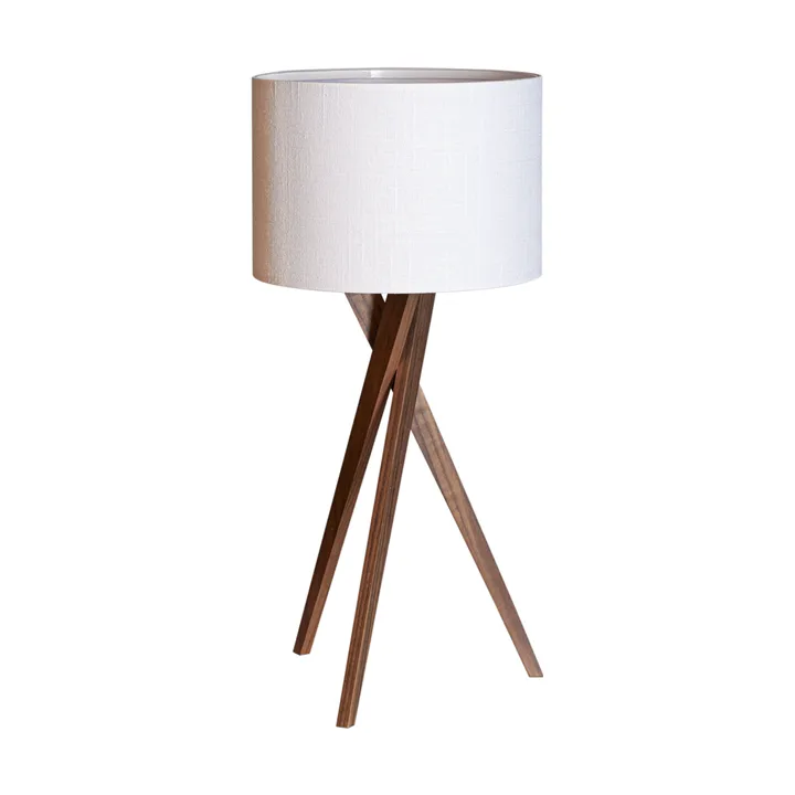 Vega tafellamp 55 cm - Walnoot-wit - By Rydéns