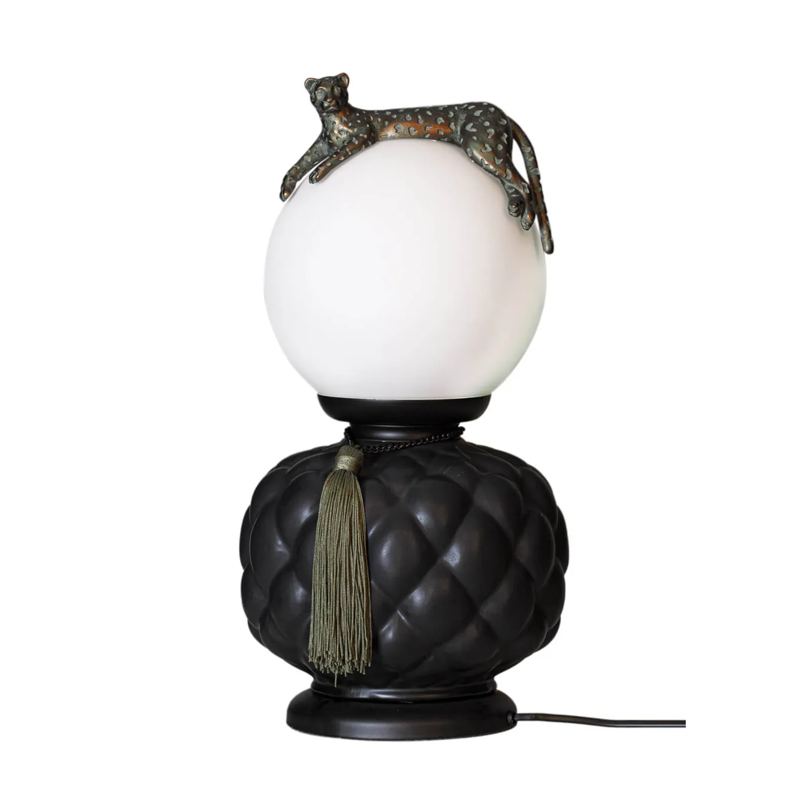 Viva La Diva tafellamp 45 cm, Zwart-mat wit By Rydéns