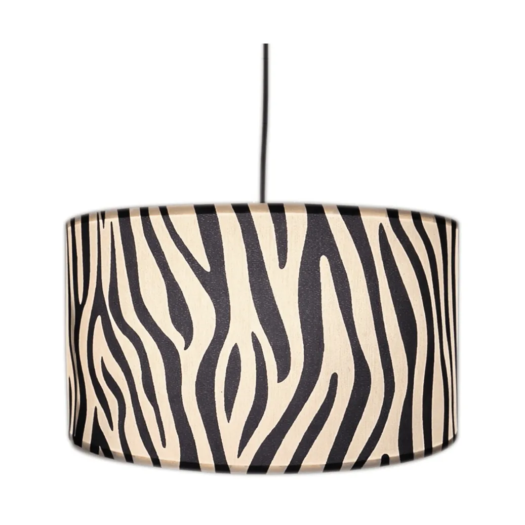 Zany Zebra plafondlamp, Zwart-wit, Ø50 cm By Rydéns