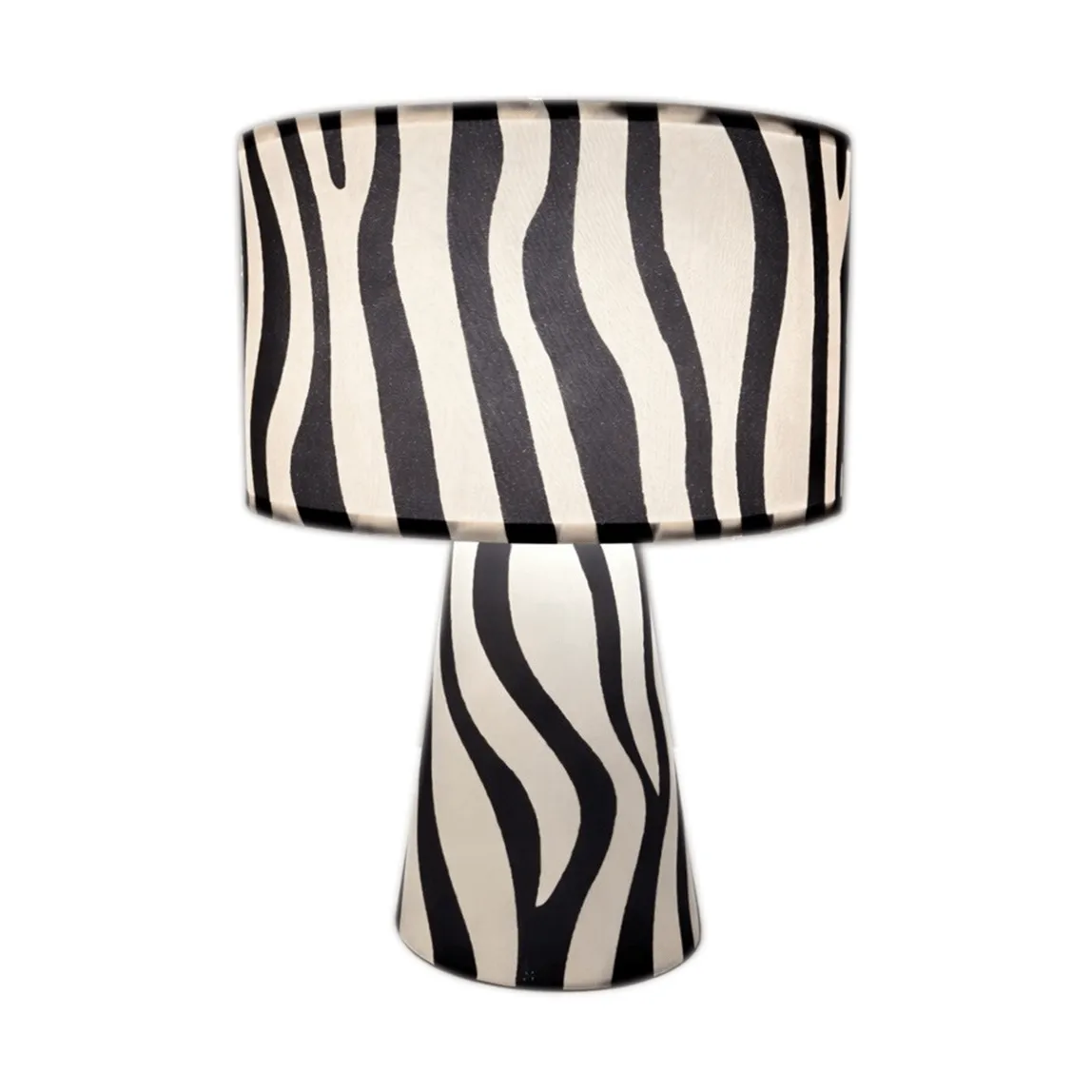 Zany Zebra tafellamp, Zwart-wit, 43 cm By Rydéns