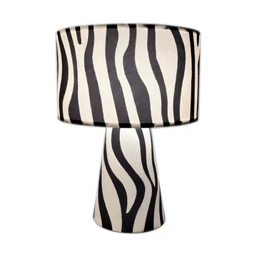 Zany Zebra tafellamp - Zwart-wit, 43 cm - By Rydéns
