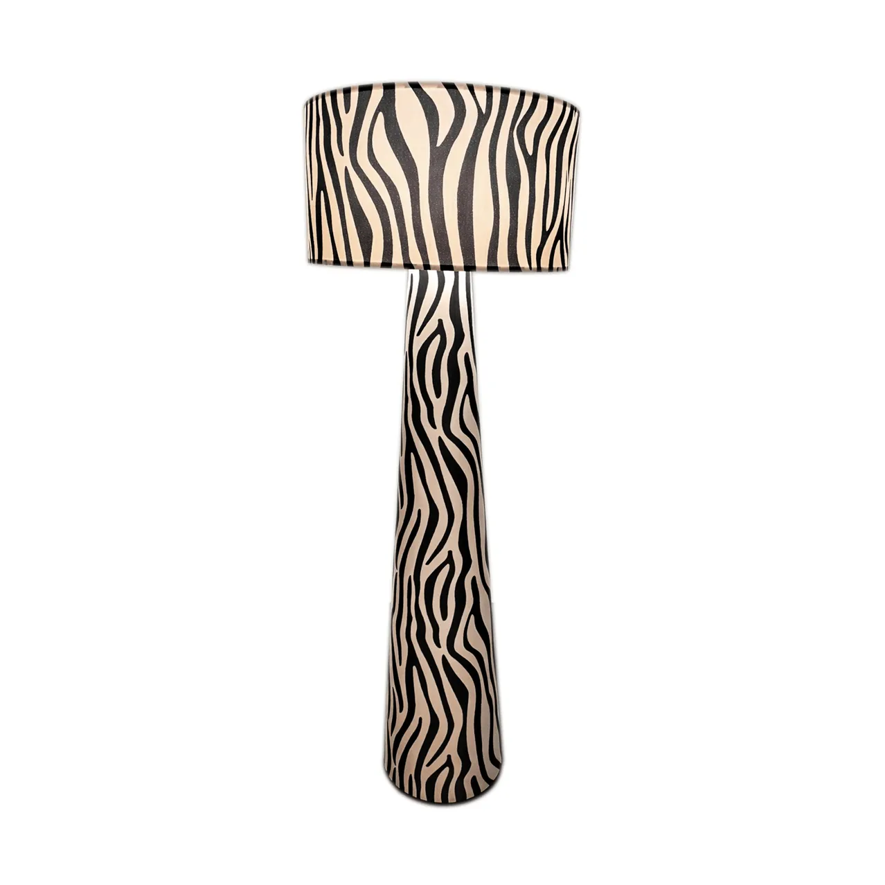 Zany Zebra vloerlamp, Zwart-wit, 144 cm By Rydéns