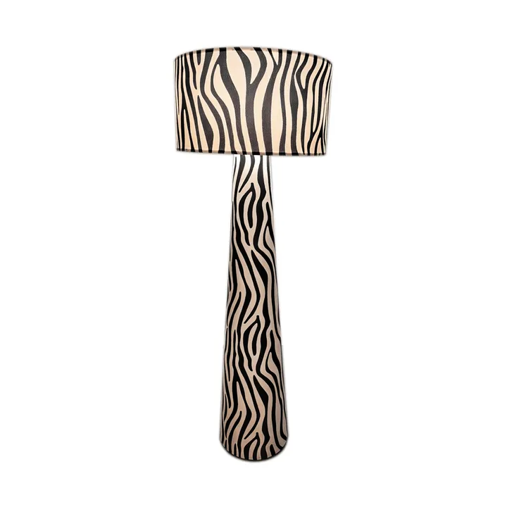 Zany Zebra vloerlamp - Zwart-wit, 144 cm - By Rydéns