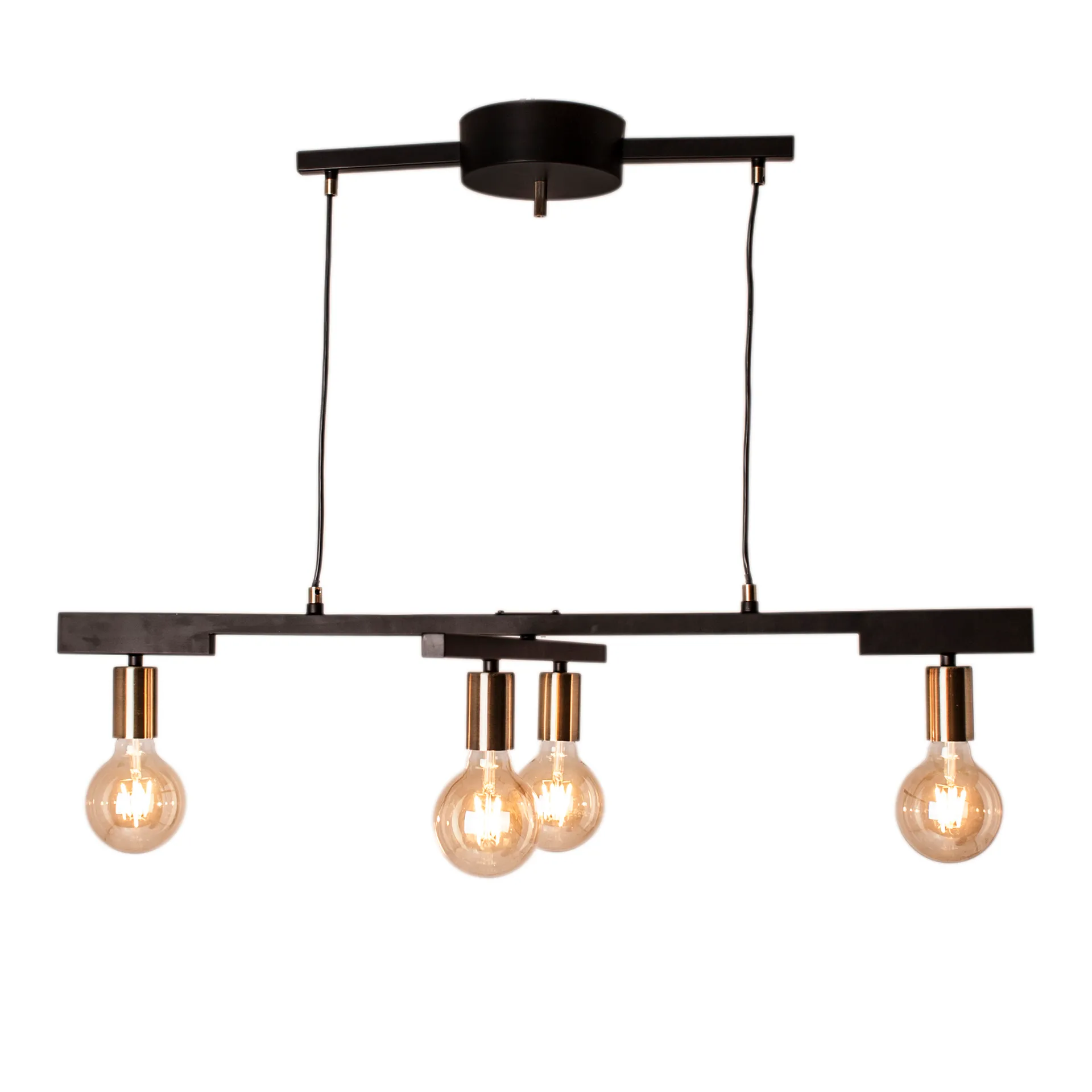 Zeona plafondlamp, Mat zwart By Rydéns