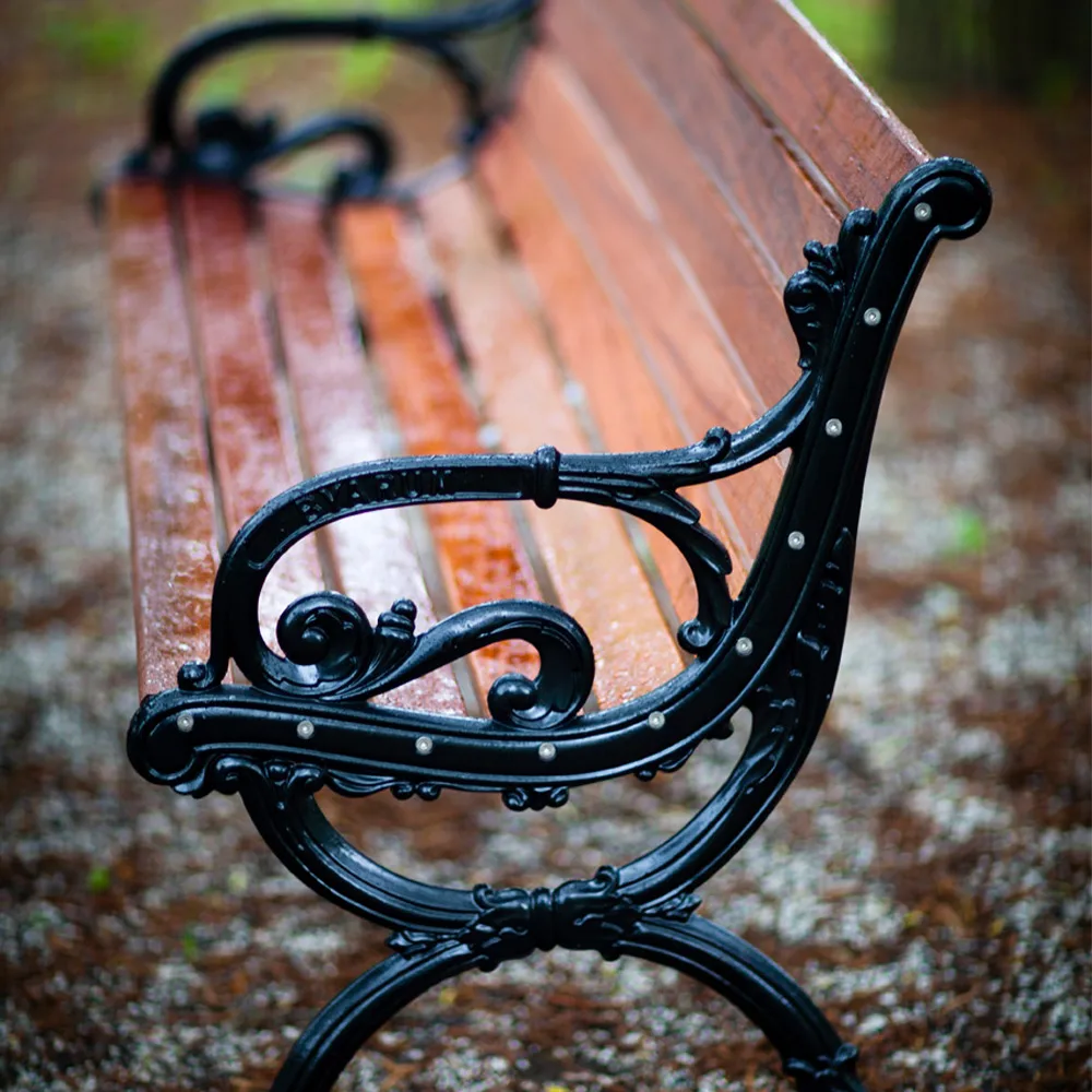 Byarum bank, Mahonie, zwart frame, 155 cm Byarums bruk