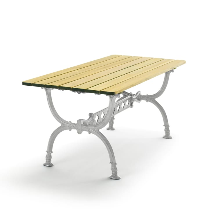 Byarum tafel 142x72 cm - Sparrenhout geïmpregneerd, onbewerkt aluminiumframe - Byarums bruk