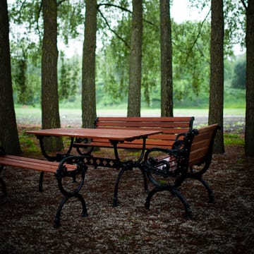 Byarum tuinstoel - Sparrenhout geïmpregneerd, zwart frame - Byarums bruk