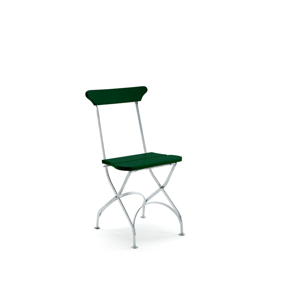 Byarums bruk Classic No.2 stoel Groen, gegalvaniseerde frame