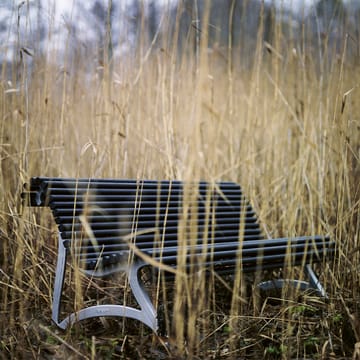 Jujol bank - Mahonie, zwart frame - Byarums bruk