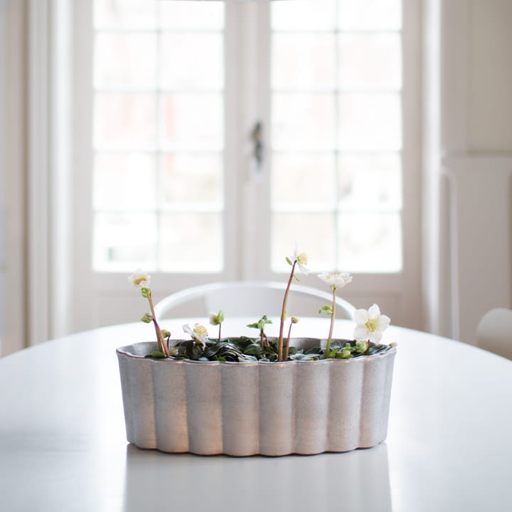 Palissad bloempot, Aluminium Byarums bruk
